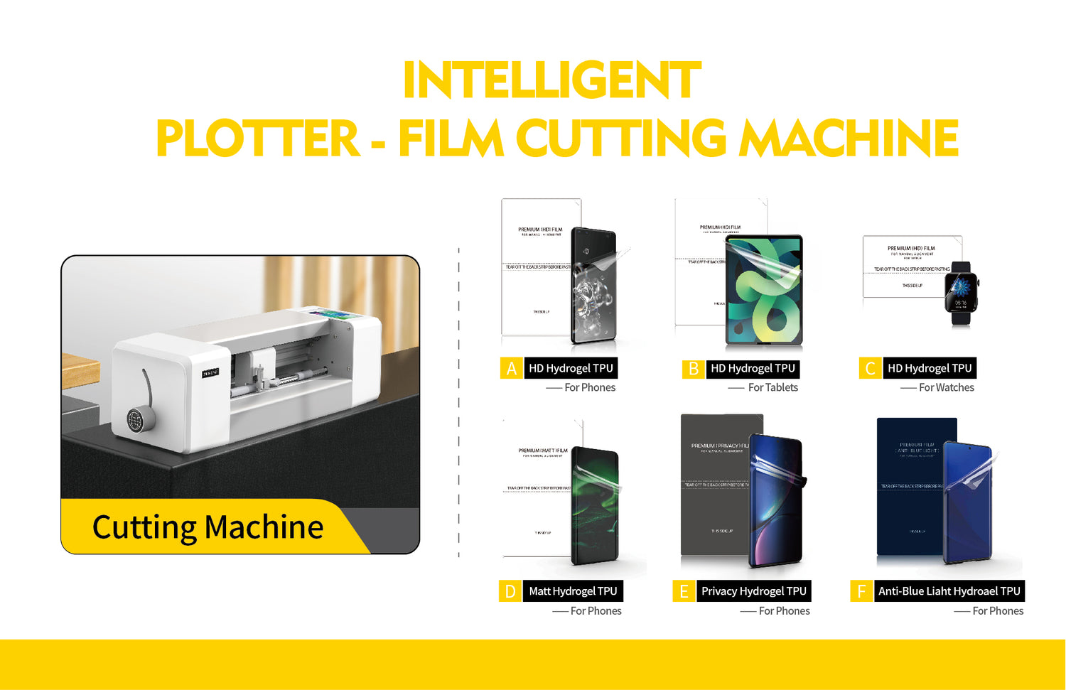 INTELLIGENT FILM CUTTING MACHINE FOR TPU