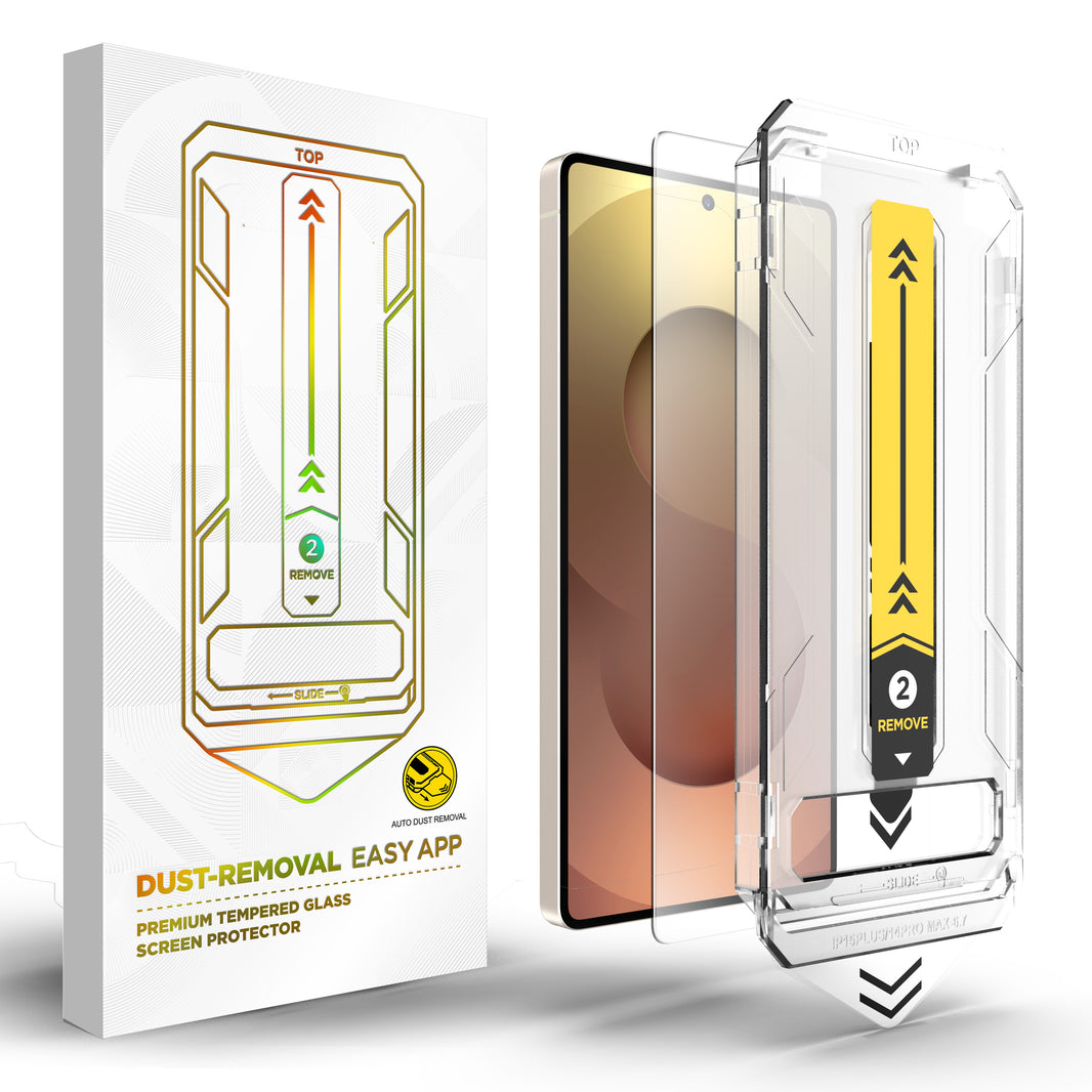 Titan Series HD Tempered Glass Screen Protector Automatic Dust-removal EasyAPP for Samsung