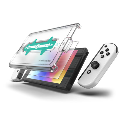 TEMPERED GLASS SCREEN PROTECTOR EASY APP For Ninetendo Switch