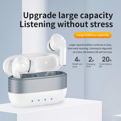 EJ10008 BT 5.0 active noise cancelling ANC TWS earphones earbuds true wireless touch control gaming HiFi ear buds headphones headset