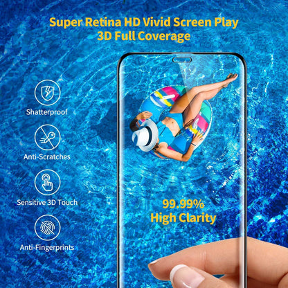 3D 5D 10D 9H Clear Protective Tempered Glass Screen Protector - ZIFRIEND